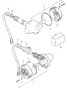 TS125 Поворотники