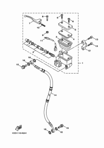 YW50F Главный тормозной цилиндр