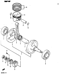 DR200 Вал коленчатый