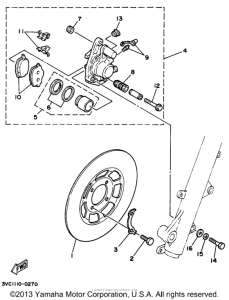 RT180B Передний суппорт