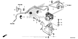 NC700X (DCT) Модуль ABS