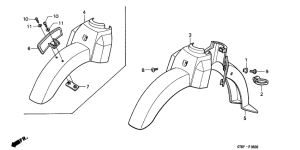 PK50S Переднее крыло