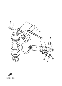 TZR250 ﾘﾔｻｽﾍﾟﾝｼﾖﾝ