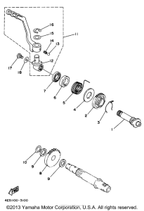 YZ80K1 Стартер