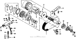 CB750 Основной вал
