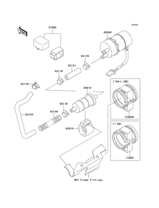 ZX600 Топливный насос