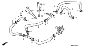 XL600V Труба водная