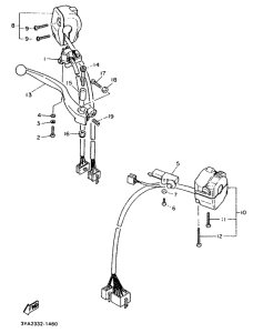 FJ1200A Handle switch. lever