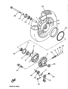 CW50 Переднее колесо