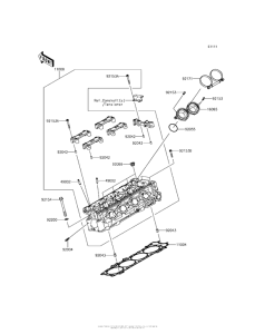 ZX1400 Головка цилиндров