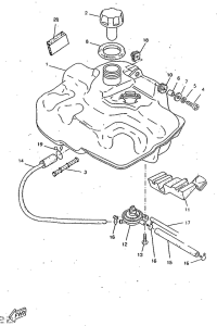CW50RSP Топливный бак