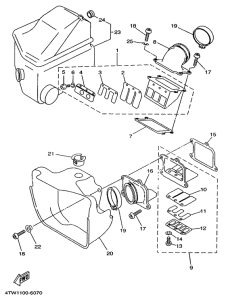 TZ250 Впускная система