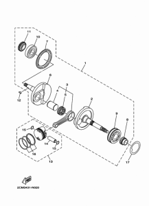 MW125A Crankshaft & piston