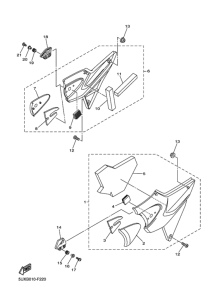 XJR1300 サイドカバ-