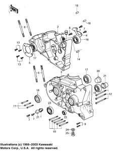 KD80 Картер двигателя