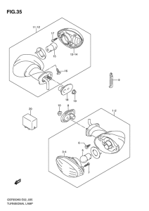 GSF650S (ABS) Поворотники