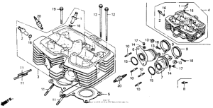CB125T Головка цилиндров