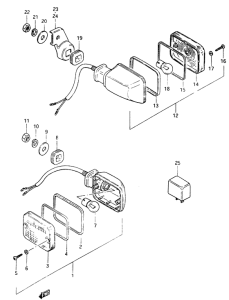 GSX400 Поворотники