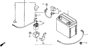 CB1000F Аккумулятор