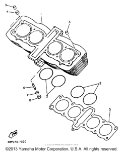 XJ600SD Цилиндры