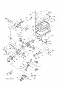 WR125R Впускная система