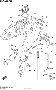 DL1000 (ABS) Fuel Tank (Dl1000Al6 E28)