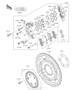 ZR800 Передний тормоз