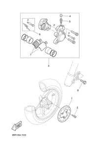 YQ50 Vorderrad-bremssattel