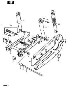 FR80 Маятник задний