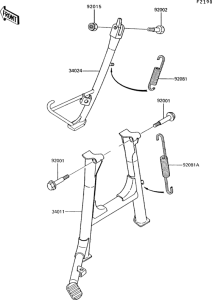 ZG1000 Подножка