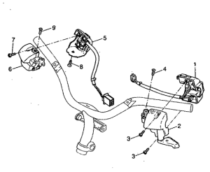 YQ50 Handle switch. lever