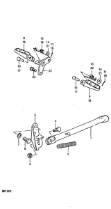 RM100 Stand - footrest