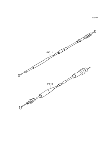 KX125 Тросы управления