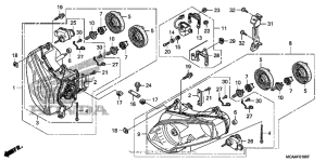 GL1800 (ABS) Фара