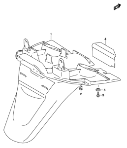UH150 Заднее крыло