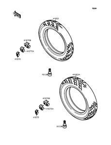 ZX400 Колеса,покрышки