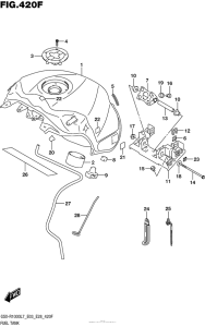 GSX-R1000 Fuel Tank (Gsx-R1000L7 E33) (Ykv,yvz)