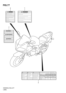 SV650 (ABS) Honda mark