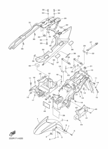 FJR1300AS FJR13AEY Крыло
