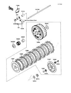 VN750 Сцепление