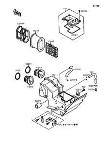 EL250 Воздушный фильтр