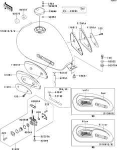 EJ650 Fuel tank(1 / 2)(ej650-a2)