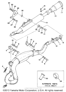 IT400F Выхлопная система