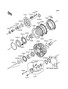 ZX1200 Сцепление