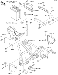 EL250 Короб для АКБ