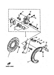 DT200R DT200RH Передний суппорт