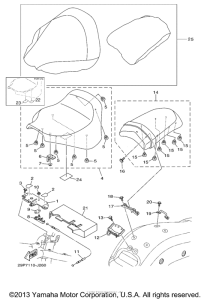 XV1900CU Сиденье