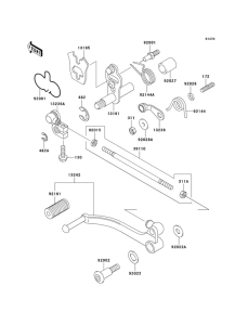 EX500 Переключатель передач
