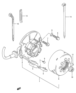 RM250 Зажигание