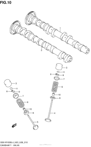 GSX-R1000 Распредвал -клапана